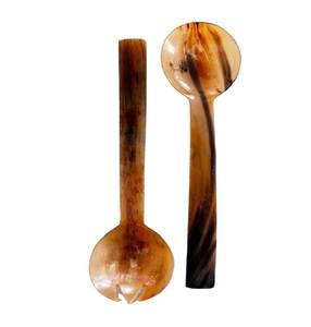 Cuchara de mesa de cuerno de búfalo, cubiertos de lujo para decoración rústica, utensilios de cocina, vajilla, juego de cucharas de cuerno - Product Image 2