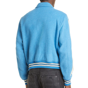 Top Selling New Design Men's <b>Canvas</b> Lettermen Quilted Hooded Winter <b>Jacket</b> 2025 Trendy Breathable Quick Dry High Quality Front - Product Image 2