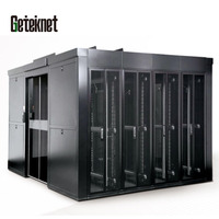 Armoire de serveur réseau modulaire GETEKnet OEM 42U Micro Mini Smart avec climatisation pour équipement de centre de données