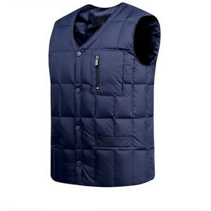 Premium Quality Lightweight Puffer Vest <b>Waistcoat</b> Warm Bubble Packable Sleeveless Jacket Plus Size Winter Men Puffer Vest - Product Image 2