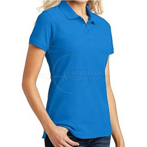 Camisetas de polo de algodón 100% para mujer Tallas grandes Verano personalizable para Polos-Precio al por mayor - Product Image 4