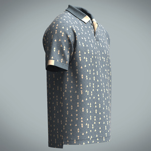 Polos personnalisés ODM les plus populaires polos confortables à manches courtes en coton doux - Product Image 2