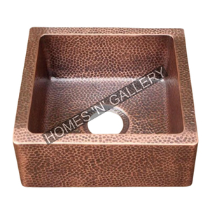 Sanitaire Cuivre Métal Ware Antique Laiton cuisine Cuivre Lavabo Cuisine Salle De Bains Rectangle Navire Évier - Product Image 2
