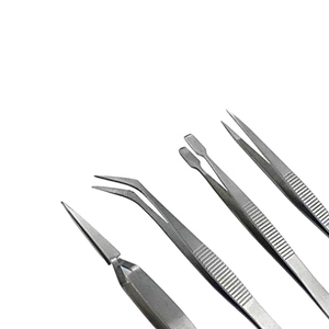 Pince à cils nouvelle arrivée pour jeu de cils bijoutier pince à épiler bijoux Micro pince de précision - Product Image 2