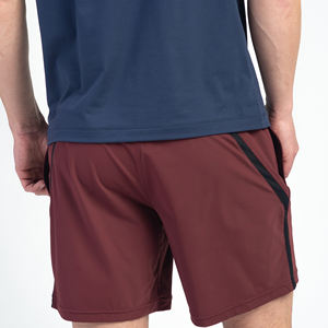 <b>Men's</b> Custom Logo Casual Gym <b>Shorts</b> Solid Pattern Polyester Made Sweat Training Workout Fitness Athletic Sports Plain Dyed - Product Image 3