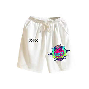 Ostrowears กางเกงว่ายน้ำผ้าฝ้ายสำหรับผู้ชายกางเกงชายหาดผ้าคอตตอน100% โลโก้ตามสั่งพิมพ์ DTG - Product Image 1