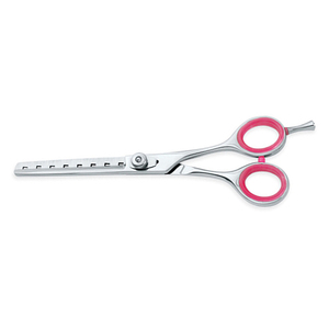 Ciseaux à effiler en acier inoxydable de qualité supérieure, approuvés CE, avec pointe de lame tranchante, 32 dents, manche moyen - Instruments de coupe de cheveux à usage unique - Product Image 6