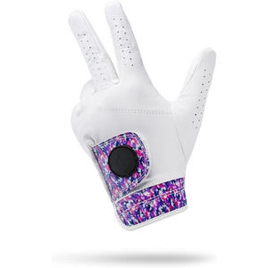 Gants de golf en cuir de cabretta de qualité supérieure pour hommes et femmes, adhérence douce, design respirant, logo personnalisé, poignet réglable, sport - Product Image 1