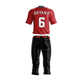 บริการ OEM เสื้อเบสบอลแบบติดกระดุมพร้อมชื่อทีมสั่งทำ กางเกงขายาว ระบายอากาศ ซับเหงื่อ ขายส่งจากปากีสถาน - Product Image 4