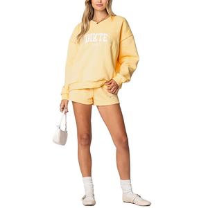 Sudaderas Casuales de Invierno para Mujer, Logotipo Personalizado, Tejido Frontal, Calidad Premium, Marca Personalizada, Servicio OEM, Transpirable - Product Image 5