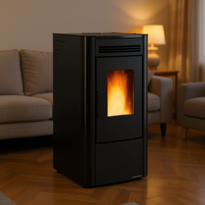 Estufa de Pellets KETTY 5.0 Negra de 6.5kW, 5 Estrellas, Clase A+, 1292202, Alta Eficiencia, Calefacción Doméstica Confortable - Product Image 3