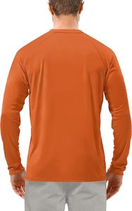 UPF 50+ <b>Long</b> <b>Sleeve</b> Shirt Men - UV Sun Shirts Lightweight Quick Dry Rash guard for Outdoor Hiking <b>Swimming</b> Workout Athletic - Product Image 2