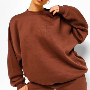 Nuevo Estilo, Venta al por Mayor, Logotipo Personalizado, Ropa de Invierno Informal para Mujer, Ecológica, Transpirable, Ligera, Sudadera de Manga Larga - Product Image 5