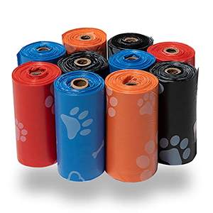 Bolsa Biodegradable para residuos de perro, soporte ecológico con patrón de hueso para caca de Mascota, Con dispensador - Product Image 3