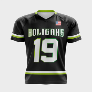 เสื้อกล่องลาครอสสำหรับผู้หญิงเสื้อกางเกงขาสั้นพิมพ์ลายแบบระเหิดตามสั่ง - Product Image 6