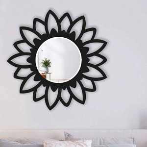 Espejo de pared de Metal moderno más vendido, diseño de flores hechas a mano por fabricante indio, decoraciones de boda de alta calidad - Product Image 6