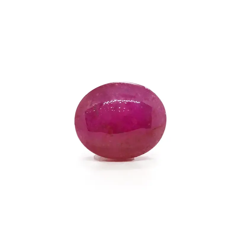 Certified Garde Natural Ruby mit 6,24 ct ovalem Natur rubinstein für die Schmuck herstellung von Exporteuren