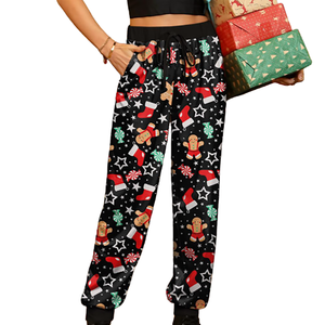 Pantalones de chándal de mujer de tela ultra suave al tacto hechos con tela suave y cintura con cordón Pantalones de chándal al por mayor para mujer - Product Image 5