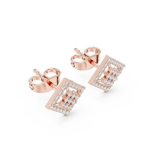 Boucles d'oreilles Moissanite en argent 925 Femme Hip Hop Rock Anniversaire Cadeau d'anniversaire pour elle - Product Image 2