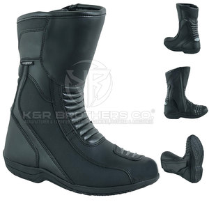 Chaussures de moto pour hommes d'hiver respirantes robustes avec construction anti-usure chaussures d'équitation en plein air urbaines en cuir personnalisables - Product Image 5