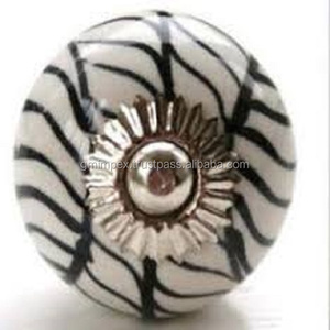 Moderne Shabby Chic Vintage Blanc Doré Boutons de Porte Tiroir Poignées pour Armoires de Cuisine Armoires Commodes Chambres - Product Image 5