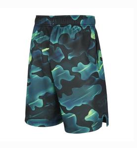 Shorts en toile de polyester personnalisés en gros pour OEM avec broderie imprimée en 3D – Shorts de sport pour femmes et shorts de basketball pour hommes - Product Image 2
