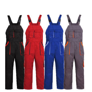 Vêtements de travail pour hommes Pantalon à bretelles et bretelles robustes Tenue de travail de sécurité uniforme de construction OEM - Product Image 1