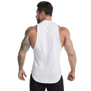 Débardeur en coton coupe décontractée Saleh Enterprises pour homme – T-shirt sans manches style streetwear, léger et respirant pour la gym et l'été - Product Image 4