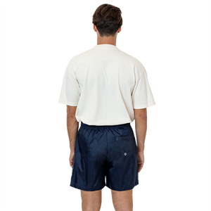 Logo personnalisé hommes été 2025 séchage rapide vêtements de plage shorts de bain écologique solide motif taffetas maillot de bain pour teint uni - Product Image 3