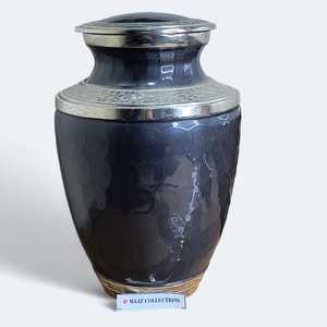 Urne funéraire pour adulte de qualité supérieure la plus vendue avec détail gravé par reflet doré pour une commémoration digne directement de l'Inde - Product Image 5