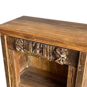 <b>Rustic</b> Wooden Bookshelf for Home Office Living Room Bedroom School Hotel with Durable Metal Construction Bookcases <b>Cabinet</b> - Product Image 3