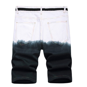¡Novedad de 2025! Pantalones cortos vaqueros informales hechos a medida para hombre, patrón sólido en color personalizado, cintura media, 100% algodón, hechos en Pakistán - Product Image 2