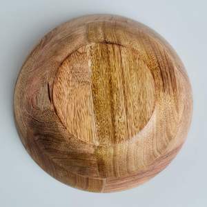 Bol en bois imprimé artistique pour servir des fruits et des salades, bol en bois imprimé écologique pour un usage quotidien à faible coût - Product Image 6