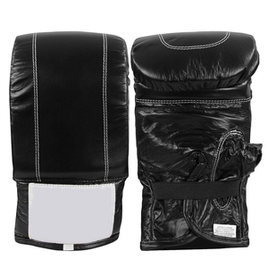 Noir personnalisé OEM Service poinçonnage combat Muay Thai entraînement entraînement en gros sac de boxe gants par des industries incroyables - Product Image 1
