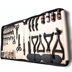 Professional Salon Hair Extension Tool Set Micro Ring Beading Kit with Loop <b>Needle</b> <b>Threader</b> Pulling Hook and Extension Pliers - Product Image 4