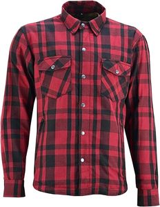 Chaqueta de Motociclismo Unisex de Franela Transpirable y Resistente al Viento, Manga Larga, Corte Ajustado, para Invierno - Product Image 1