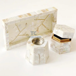 ชุดกระถางธูปไข่มุกสำหรับคุณแม่,ชุดกระถางธูปไม้ม็อบโฮร์แบบปักลายดอกไม้สำหรับชาวอาหรับ Eid Mubarak Ramadan 2023 - Product Image 1