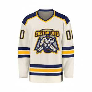 เครื่องแบบทีมเสื้อมีฮู้ดเสื้อฮอกกี้น้ำแข็งสั่งทำตามแบบ - Product Image 2