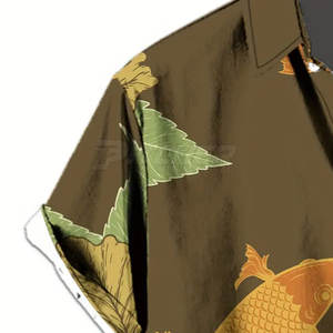 Polo de Alta Calidad con Protección Solar UPF 50, Estampado, Transpirable, Ecológico, Ligero, Tejido que Absorbe la Humedad, Cómodo para Días de Pesca - Product Image 6