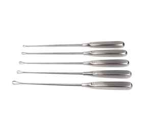 Juego de Instrumentos de Cureta Uterina Manual Recamier de Acero Quirúrgico Inoxidable Caronia Sims - Product Image 5