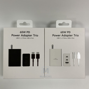 <span class=keywords><strong>Chargeur</strong></span> USB C original 65W 3 ports <span class=keywords><strong>Chargeur</strong></span> mural super rapide pour Samsung <span class=keywords><strong>Galaxy</strong></span> S23 S22 <span class=keywords><strong>S21</strong></span> S20 Ultra <span class=keywords><strong>5G</strong></span> - Product Image 2