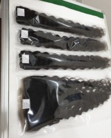 Extensions de cheveux humains non traités du temple vierge indien perruques droite naturelle cuticule alignée Remy cheveux Machine Double trame cheveux