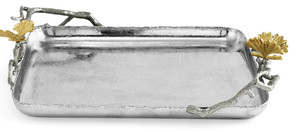 Plateau carré en aluminium Décoration de la maison Poignée Design Cuisine Stockage des aliments et Plateau de service Hôtel Restaurant Maison Vente en gros - Product Image 3