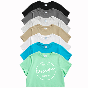 Camiseta Corta sin Mangas para Mujer, Sexy, Casual, Cuello Redondo, Poliéster/Algodón, Tejido Suave y Transpirable, Personalizable - Product Image 2