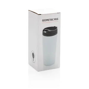 Vaso de Acero Inoxidable de 300 ml con Diseño Geométrico Personalizado para Merchandising - Product Image 6