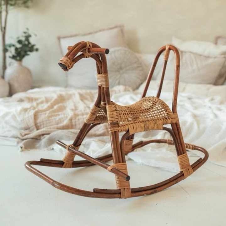 Wholesale Rattan Rocking Horse - Eco Friendly Ride on Toy