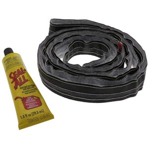 Joint d'étanchéité de tambour de sèche-linge ERP 239087 / Joint de machine à laver manuelle/électrique avec coutures vertes en tissu caoutchouté et plastique - Product Image 1