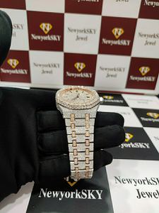 Precio al por mayor La mayoría de las ventas Full Iced Out VVS Clarity Moissanite Diamond Moissanite Watch para Hem Her - Product Image 3