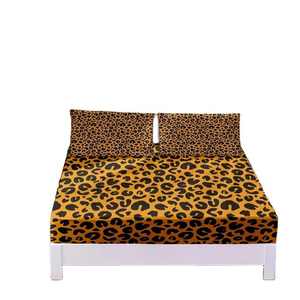 Ensemble de literie de haute qualité drap housse draps de lit avec taie d'oreiller literie pleine taille avec bande élastique drap de lit ajusté - Product Image 1
