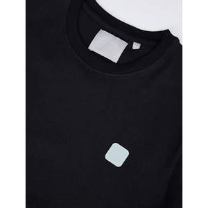 T-shirts imprimés en coton de haute qualité Logo personnalisé couleur unie 100 coton surdimensionné vente en gros T-shirts à col rond pour hommes - Product Image 3